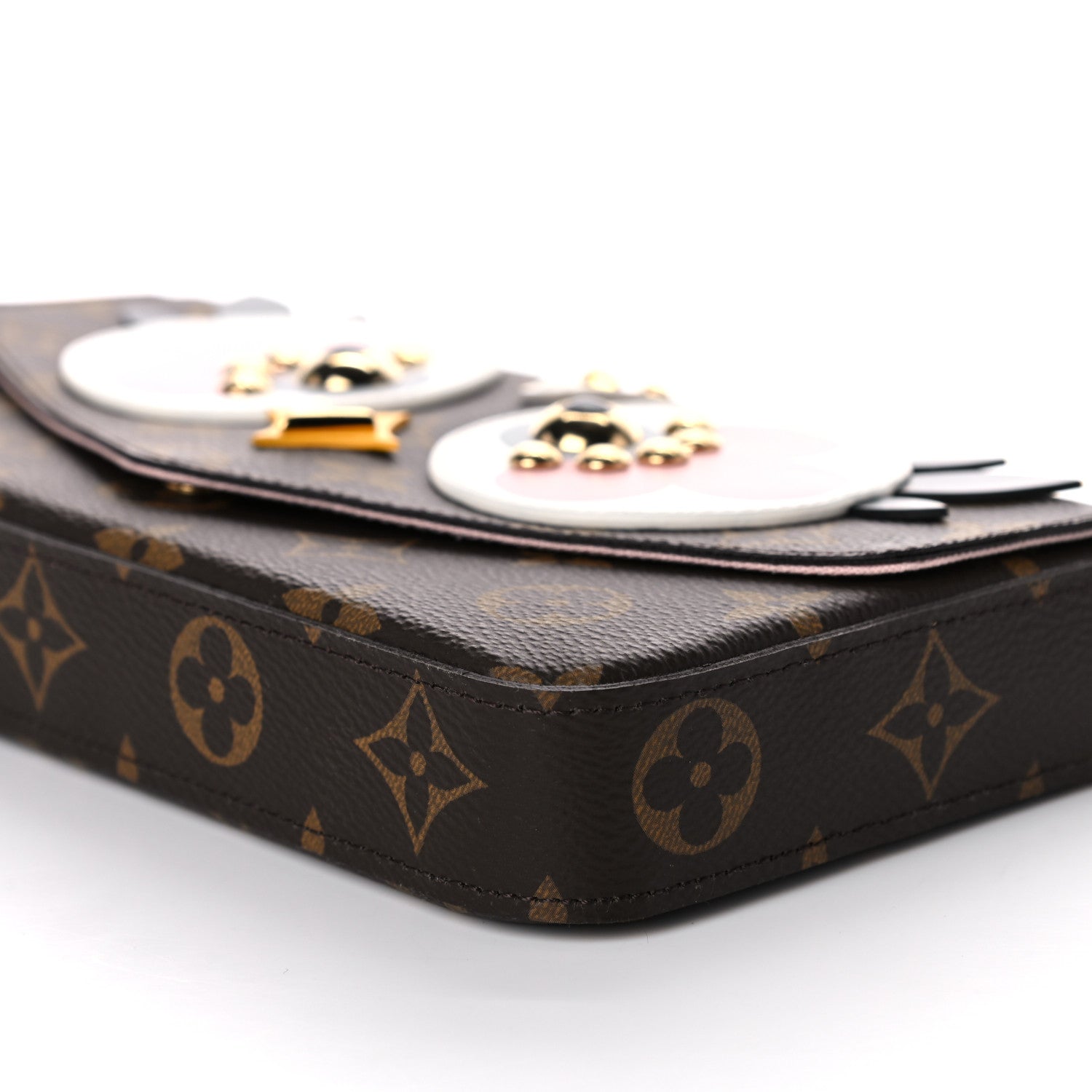 Louis Vuitton Monogram Lovely Birds Pochette Felicie Chain Wallet 7 of 12