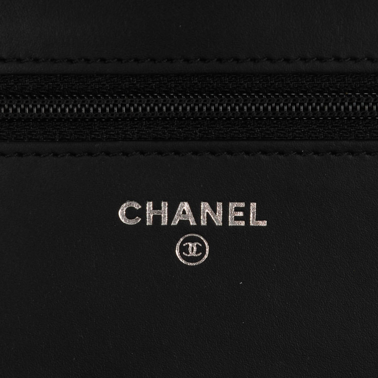 Caviar Quilted Boy Wallet On Chain WOC Black