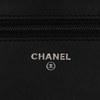 Chanel Caviar Quilted Boy Wallet On Chain WOC Black 6 of 8