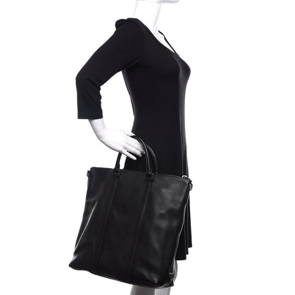 Prada Vitello Daino Tote Black 2 of 10
