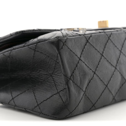 Chanel Aged Calfskin Lucky Charms 2.55 Reissue 225 Flap Black 9 of 10