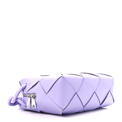 Bottega Veneta Lambskin Maxi Intreccio Small Cassette Camera Bag Wisteria 3 of 8