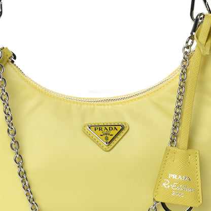 Prada Nylon Saffiano Re-Edition 2005 Shoulder Bag Ananas 11 of 11