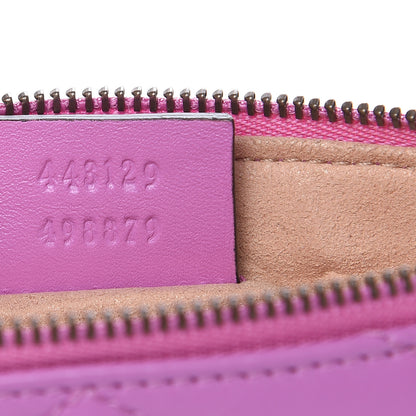 Gucci Calfskin Matelasse Mini GG Marmont Chain Bag Candy Mousse 7 of 9