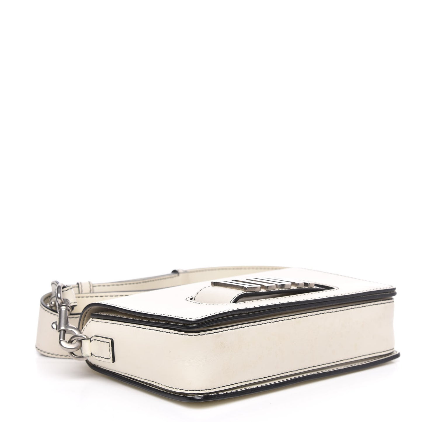 Smooth Calfskin Dio(r)evolution Flap Bag Off White