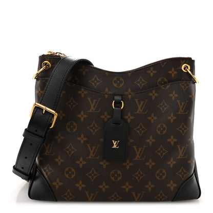 Louis Vuitton Monogram Odeon MM Black 1 of 9