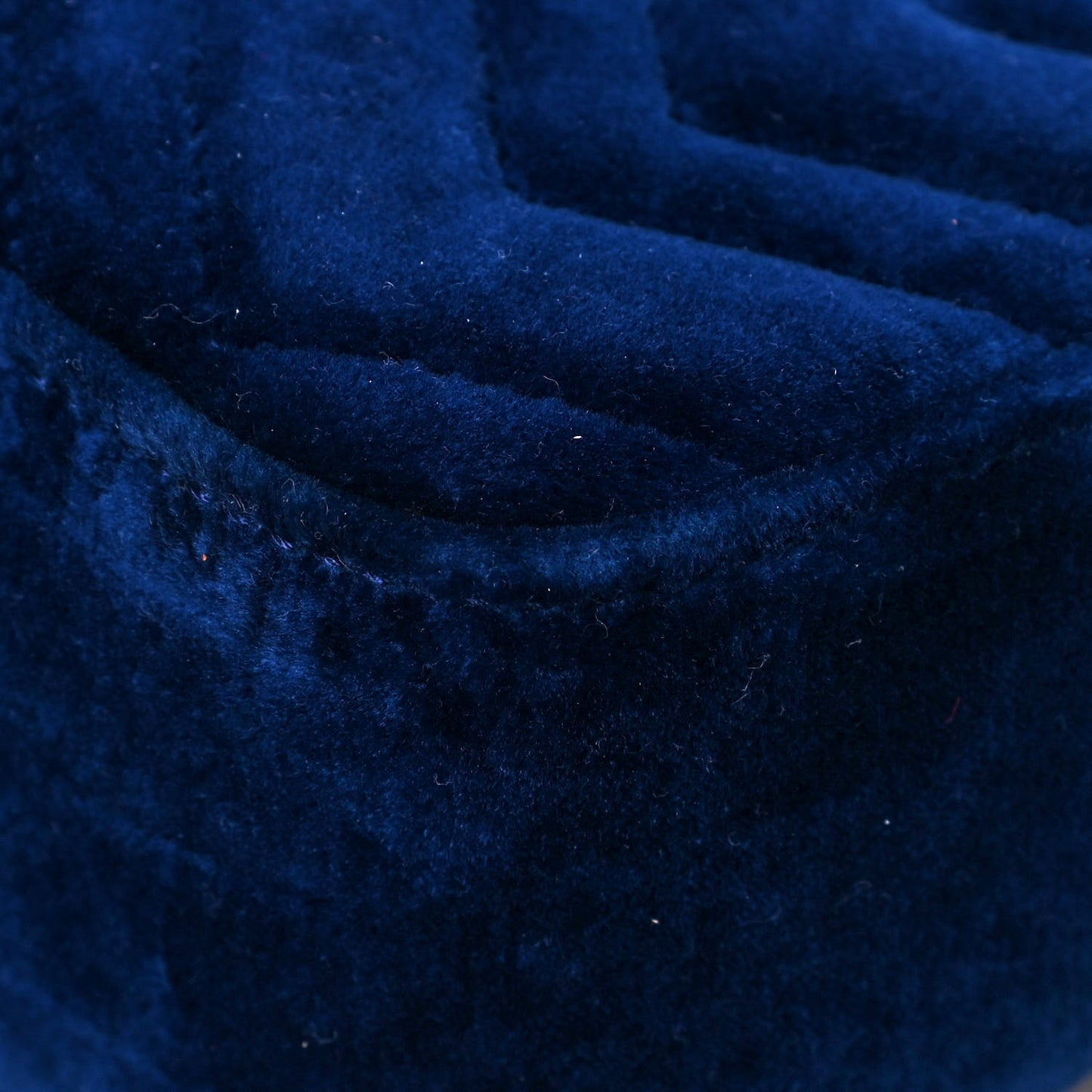 Velvet Matelasse Medium GG Marmont Shoulder Bag Cobalt Blue