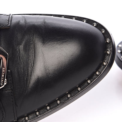 Givenchy Calfskin Studded Prue Buckle Bootie 38 Black 13 of 18