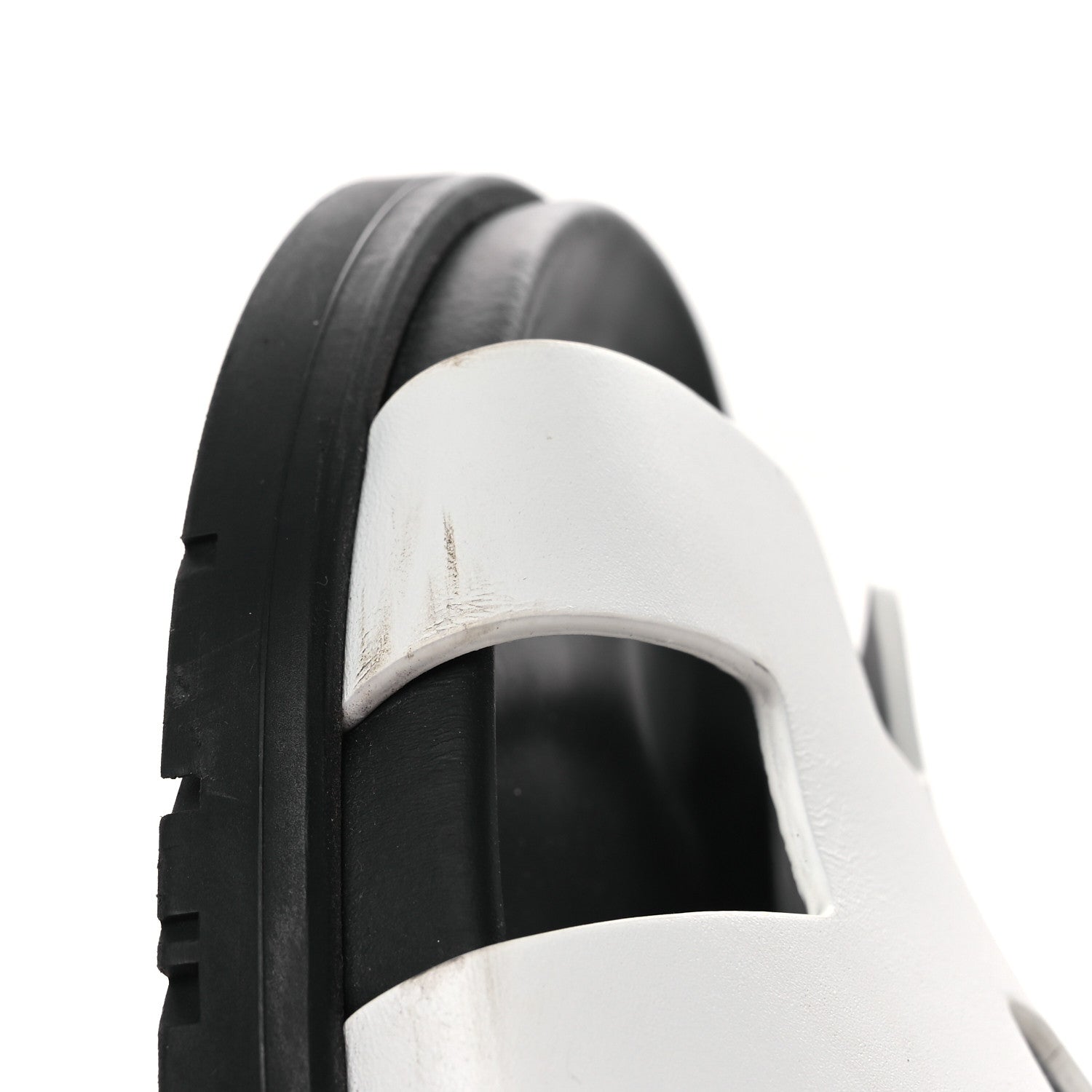 Hermes Calfskin Womens Chypre Sandals 36.5 White 12 of 13