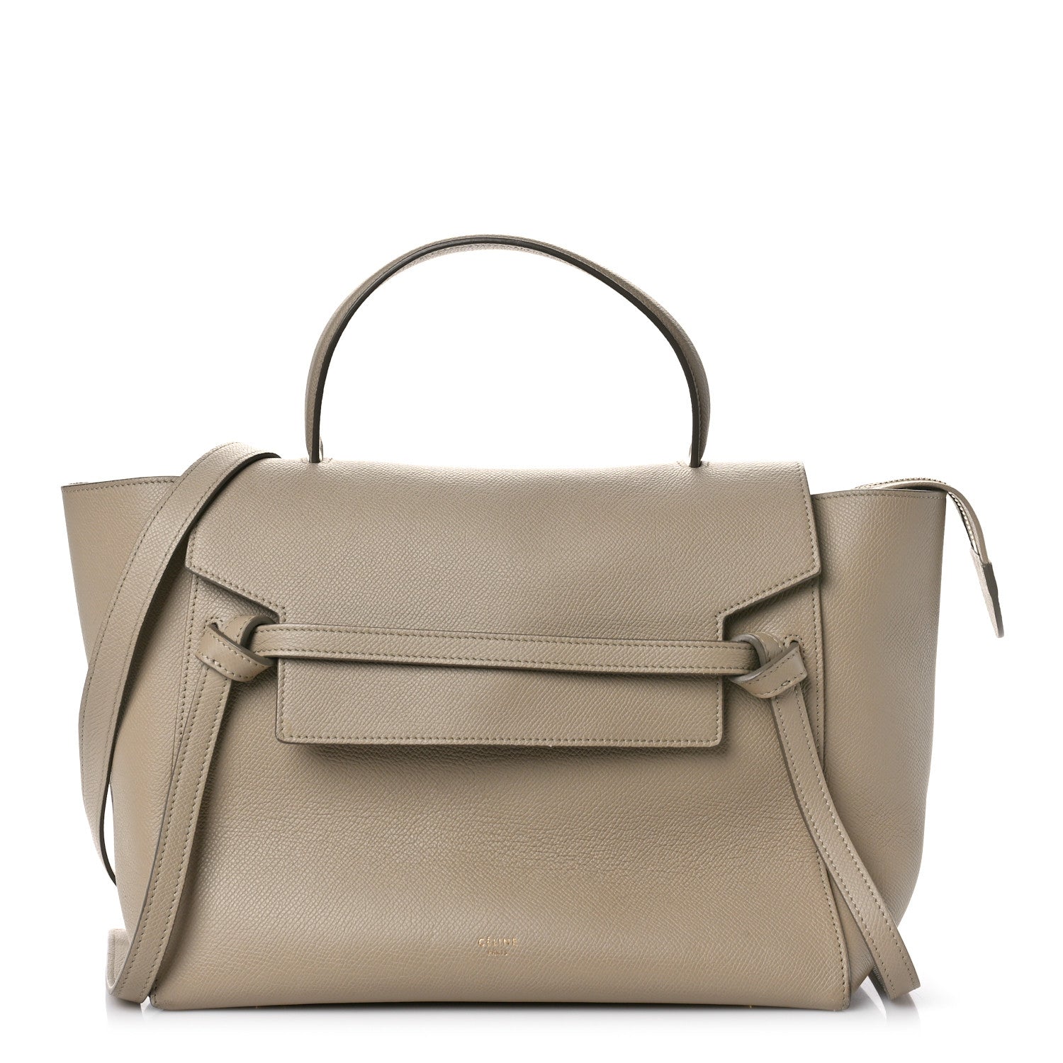 Celine Grained Calfskin Mini Belt Bag Light Taupe 1 of 9