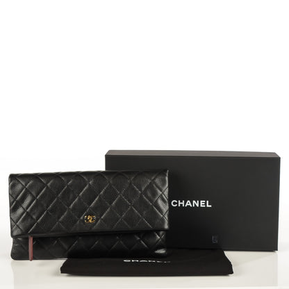 Chanel Caviar Quilted CC Beauty Clutch Black 5 of 8