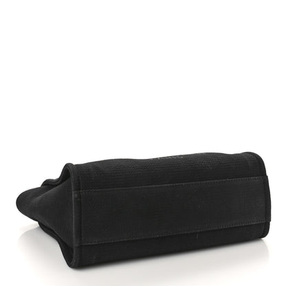 Chanel Mixed Fibers Small Deauville Tote Black 5 of 10