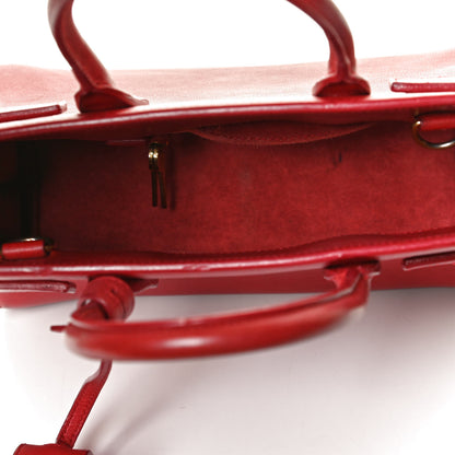 Saint Laurent Calfskin Nano Sac De Jour Lipstick Red 5 of 11