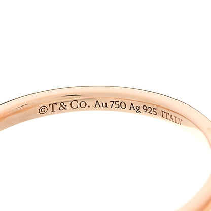 Tiffany 18K Rose Gold Sterling Silver Return to Tiffany Love Bugs Butterfly Ring 52 6 4 of 6