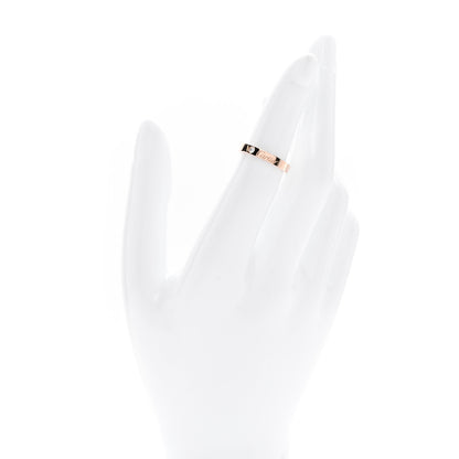 Cartier 18K Pink Gold Diamond 3mm C De Cartier Wedding Band Ring 48 4.5 2 of 6