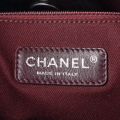 Chanel Calfskin Quilted Small Casual Riviera Tote Black 7 of 12