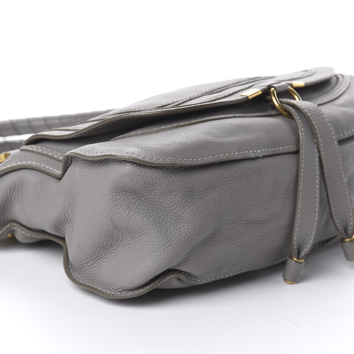 Calfskin Medium Marcie Satchel Cashmere Grey