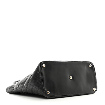 Chanel Calfskin Quilted Large Cambon Tote Black 4 of 13