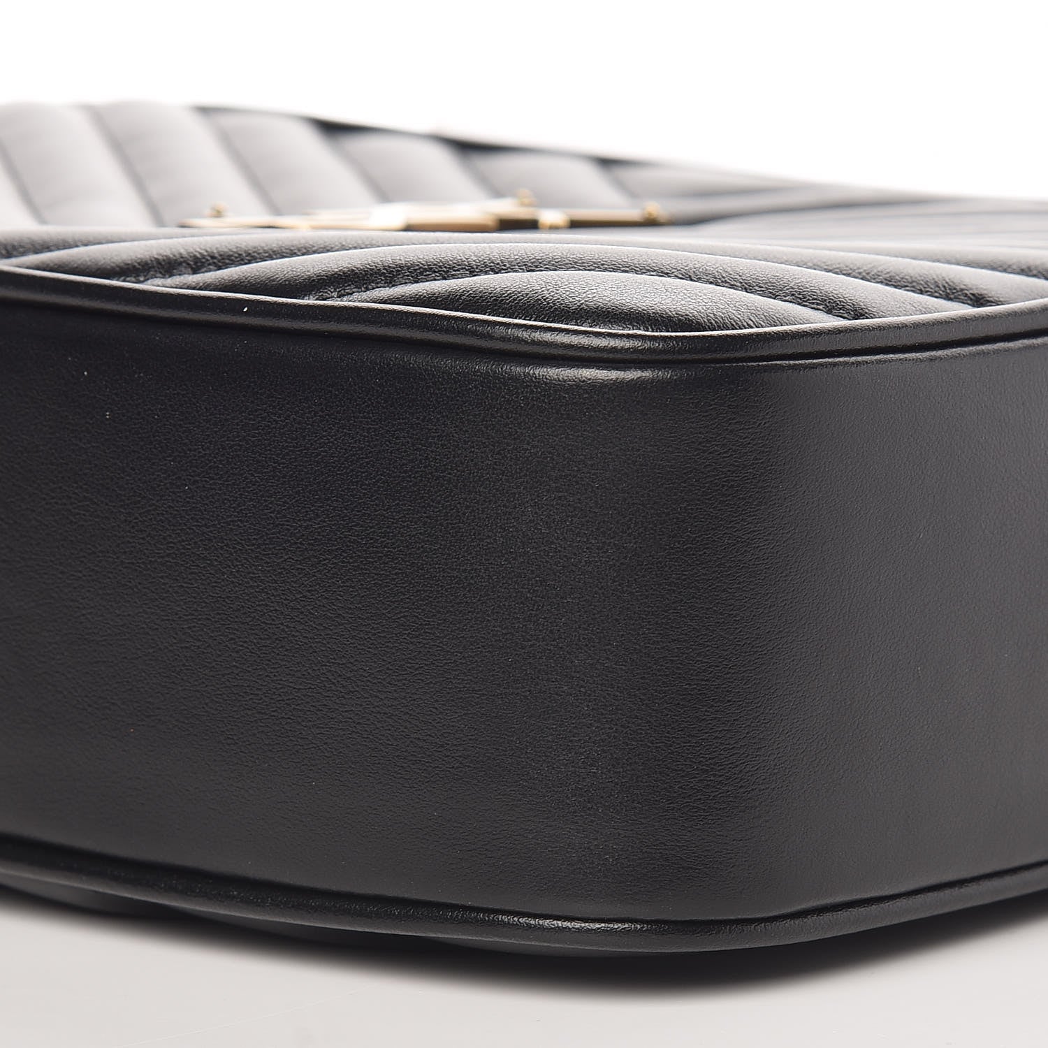 Saint Laurent Calfskin Matelasse Monogram Lou Camera Bag Black 9 of 10