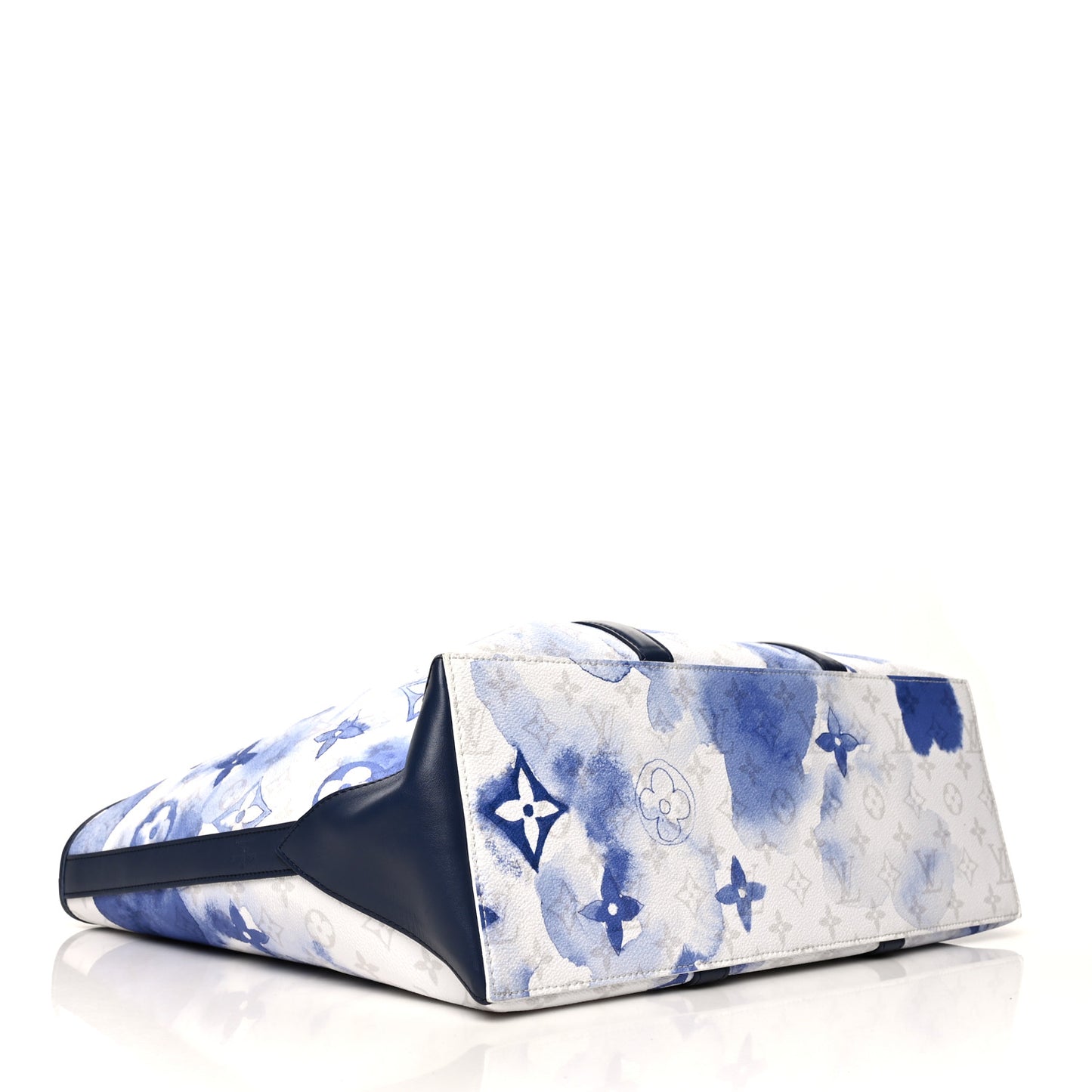 Monogram Watercolor New Tote GM Blue