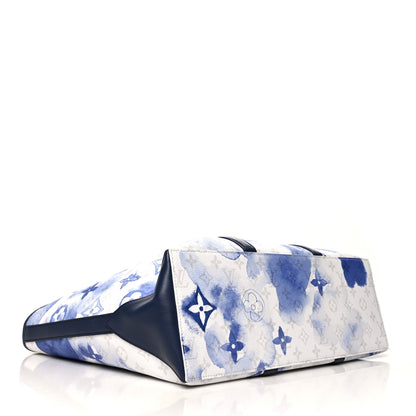 Louis Vuitton Monogram Watercolor New Tote GM Blue 3 of 5