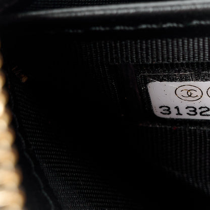 Chanel Caviar Quilted Pearl Coco Candy Large Gusset Zip Black 8 of 13