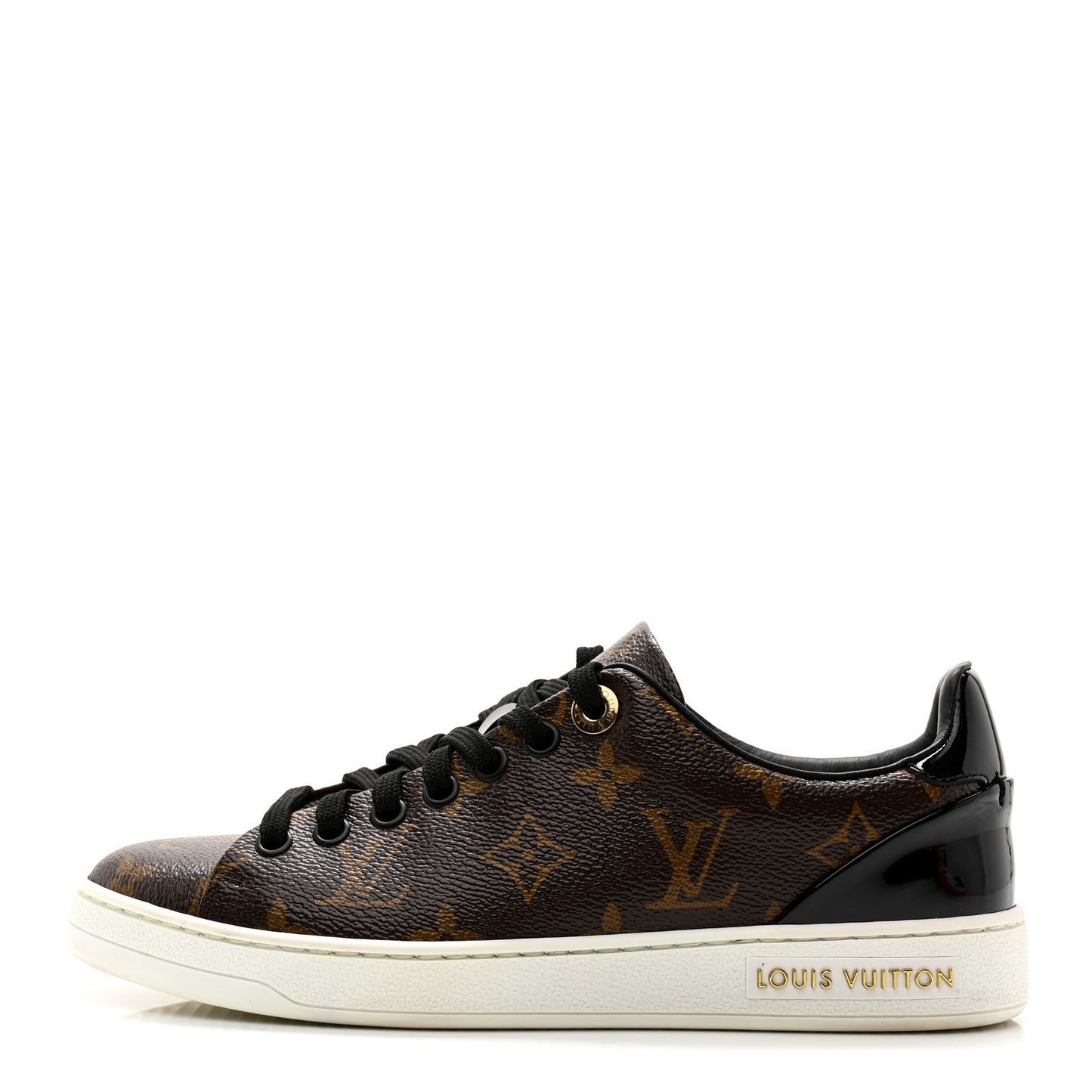Patent Monogram Frontrow Sneakers 35