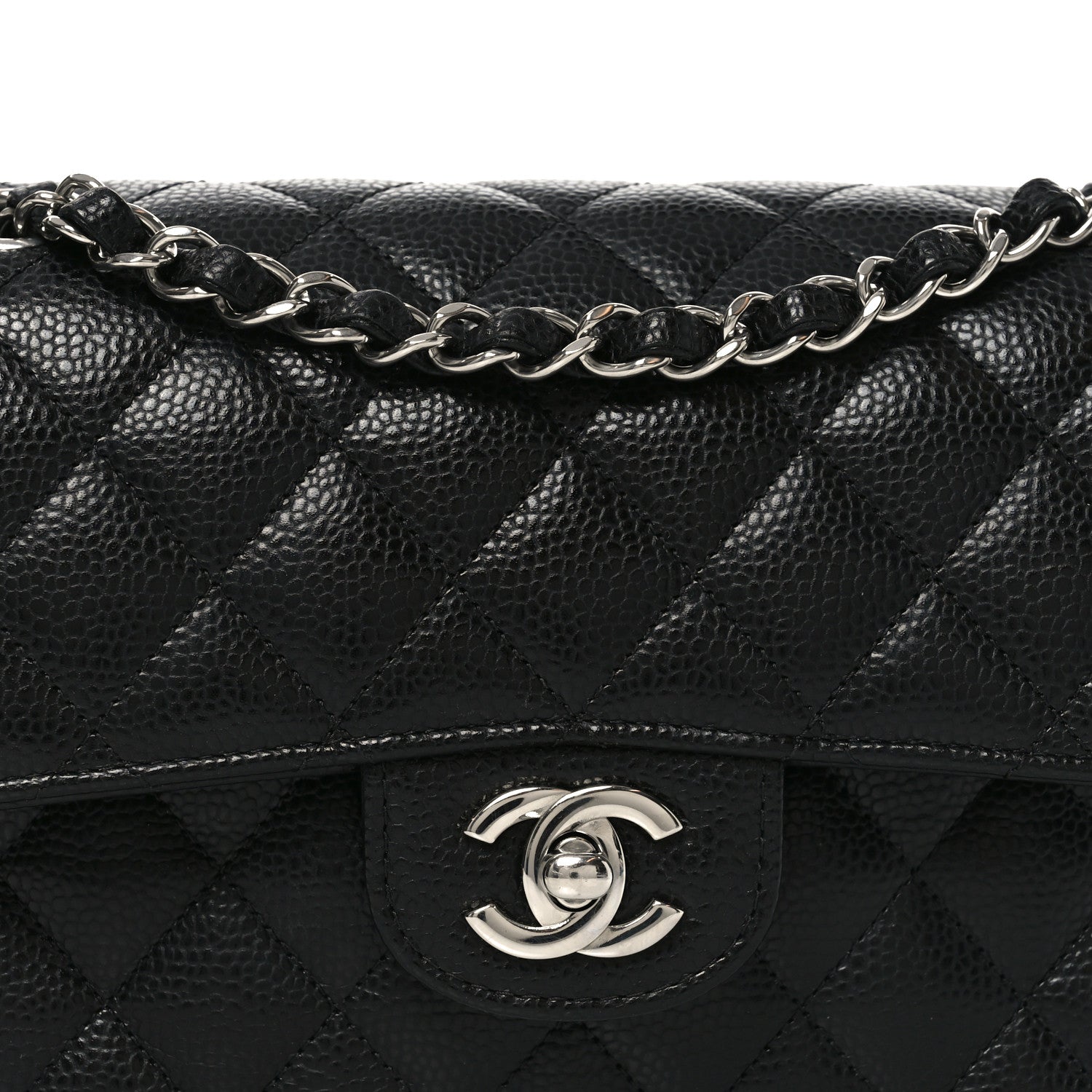 Chanel Caviar Quilted Small Double Flap Black 7 of 9