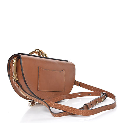 Chloe Calfskin Small Nile Bracelet Minaudiere Bag Caramel 3 of 13