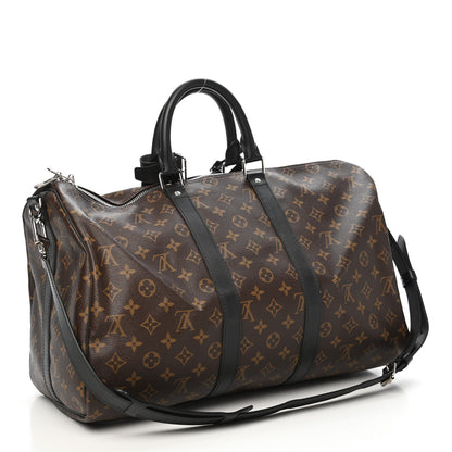 Louis Vuitton Monogram Macassar Keepall Bandouliere 45 2 of 10