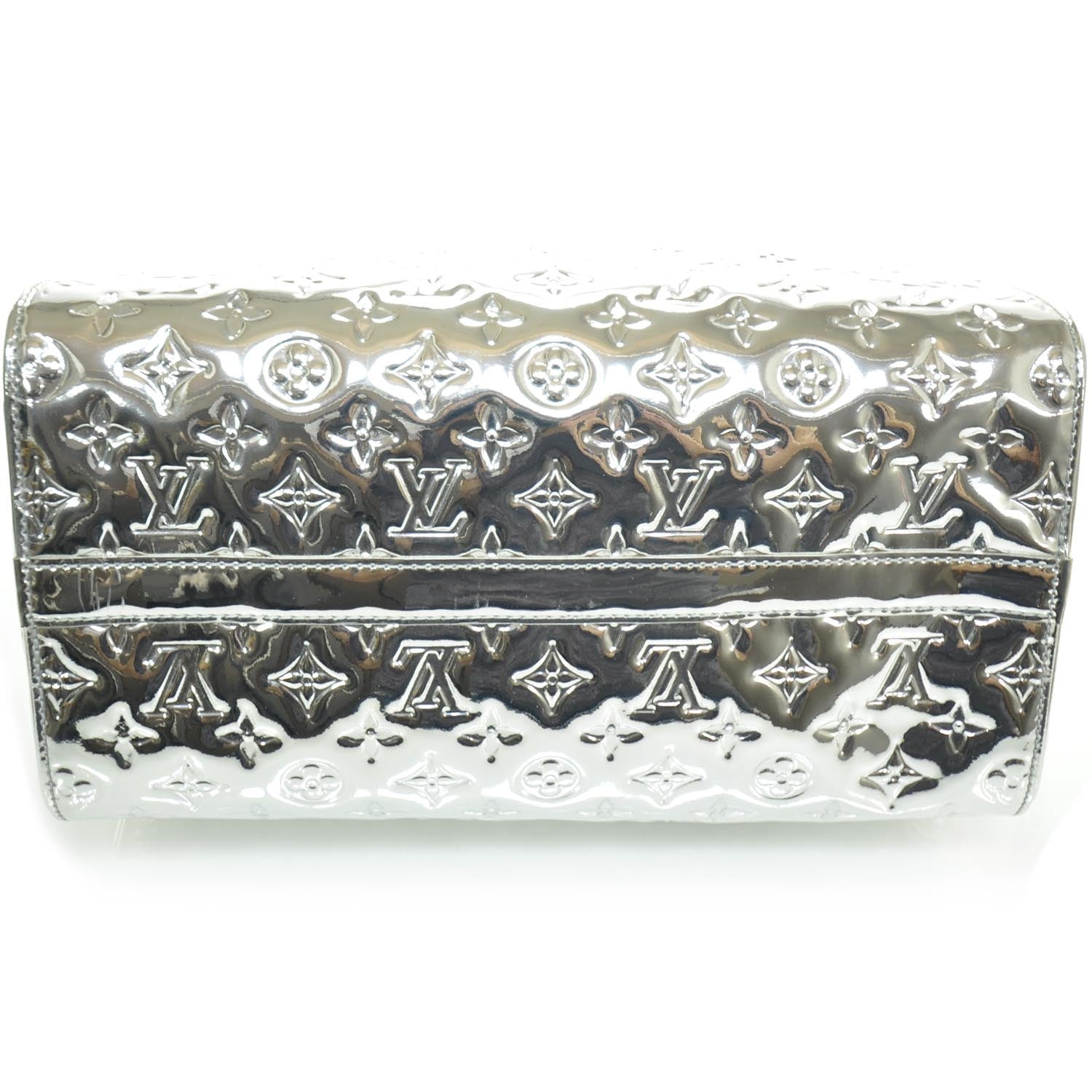 Louis Vuitton Monogram Miroir Speedy 30 Silver 4 of 10