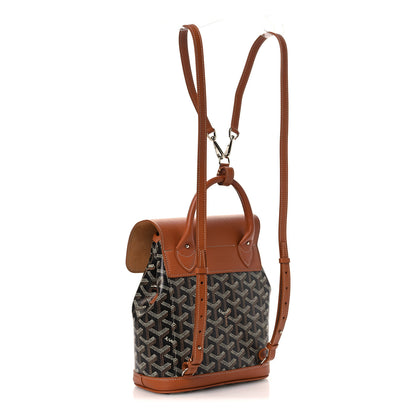 Goyard Goyardine Calfskin Mini Alpin Backpack Black Gold 3 of 14