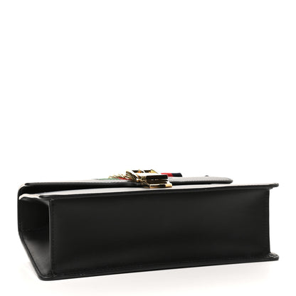 Gucci Calfskin Small Sylvie Shoulder Bag Black 4 of 9