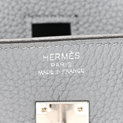 Hermes Togo Birkin 25 Gris Pantin 6 of 11