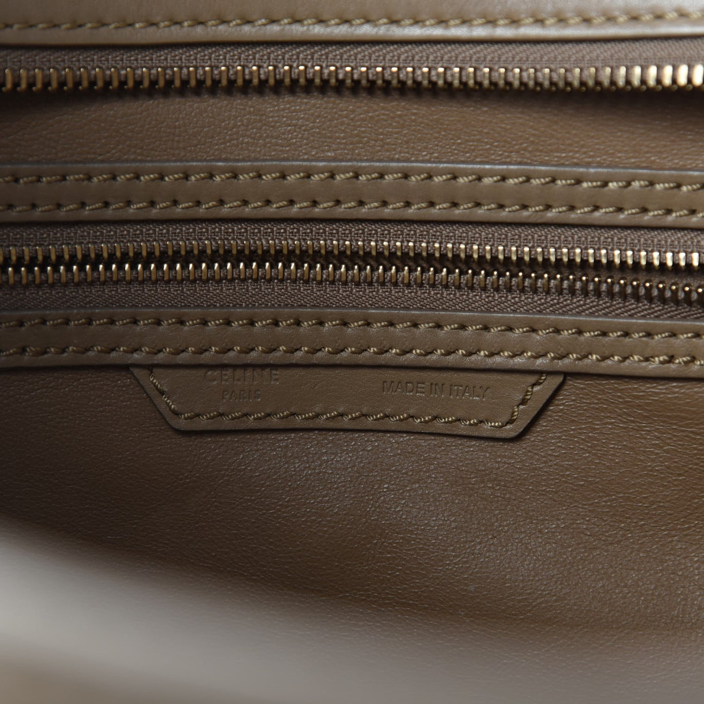 Smooth Calfskin Mini Luggage Camel