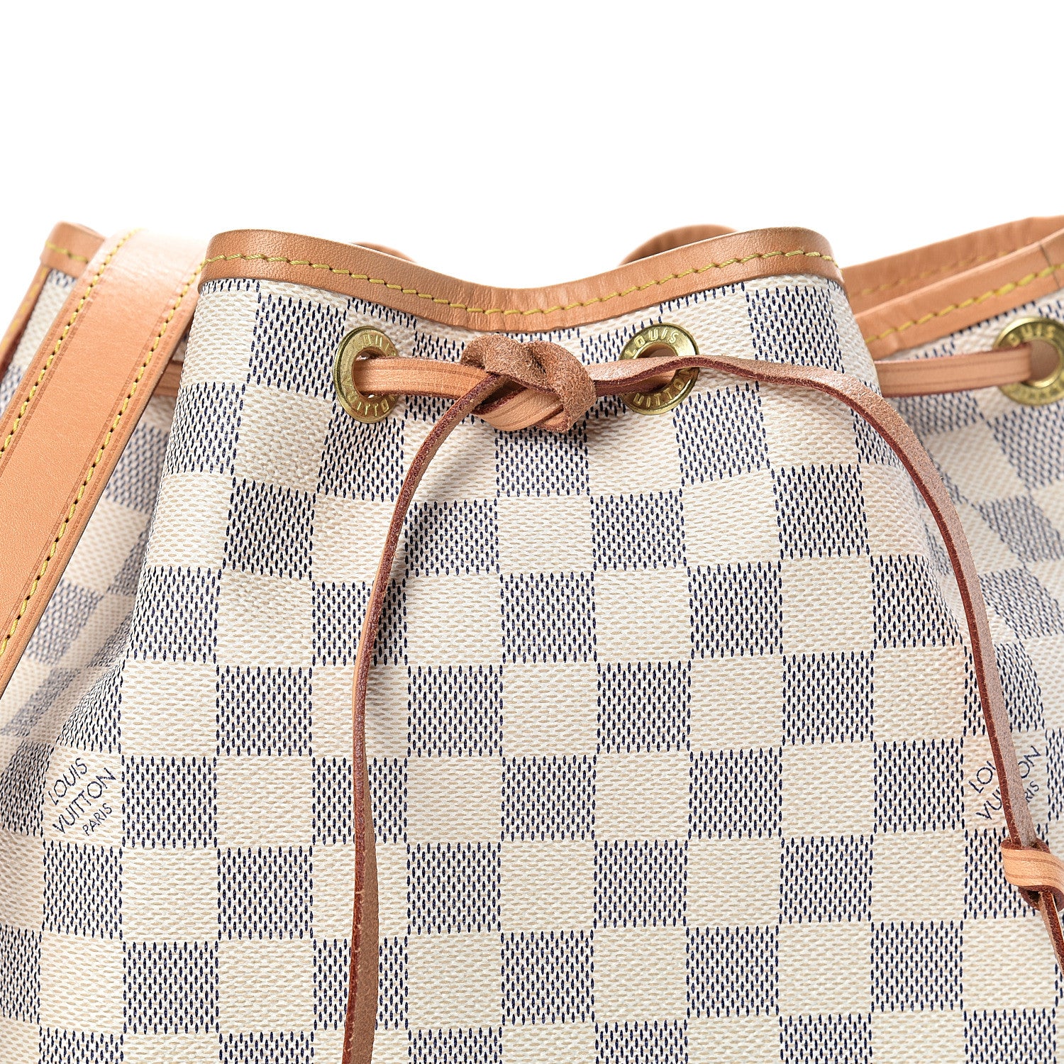 Louis Vuitton Damier Azur Noe BB 8 of 12