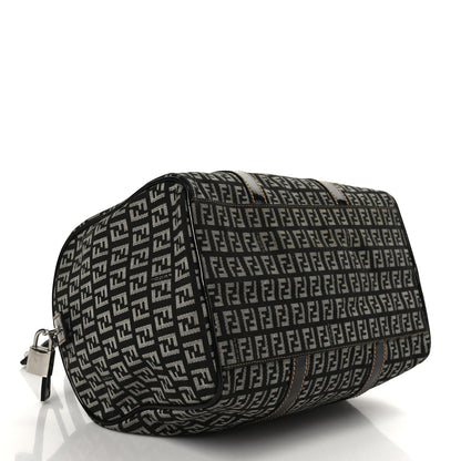 Fendi Patent Zucchino Medium Forever Boston Black 4 of 10