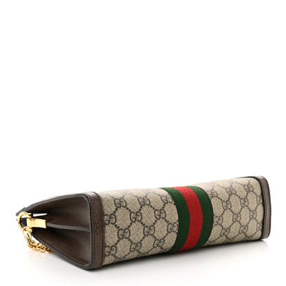 Gucci GG Supreme Monogram Web Small Ophidia Chain Shoulder Bag Brown 4 of 10