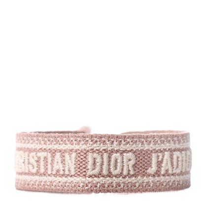 Christian Dior Woven Cotton J'Adior Friendship Bracelet Nude 1 of 3