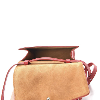Bottega Veneta Lambskin Maxi Intrecciato Mini Cassette Crossbody Bag Bright Red 5 of 9