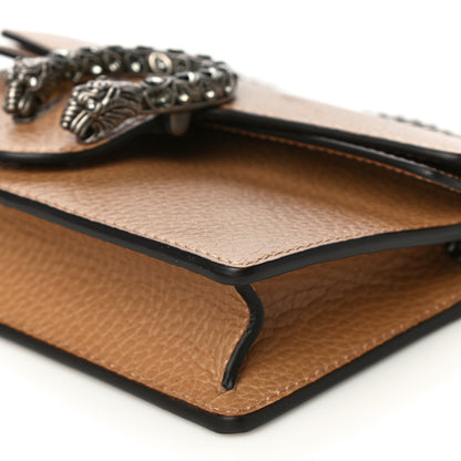 Gucci Dollar Calfskin Crystal Super Mini Dionysus Shoulder Bag Natural Tan Black Diamond 8 of 10
