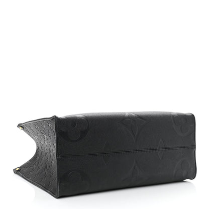 Louis Vuitton Empreinte Monogram Giant Onthego MM Black 4 of 9