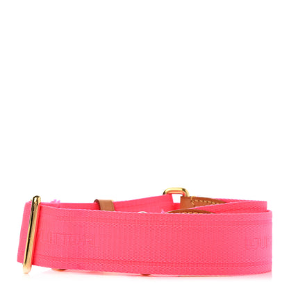 Louis Vuitton Jacquard Monogram Adjustable Shoulder Strap Pink 2 of 6