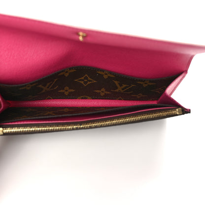 Louis Vuitton Monogram Bloom Flower Emilie Wallet Fuchsia 5 of 8