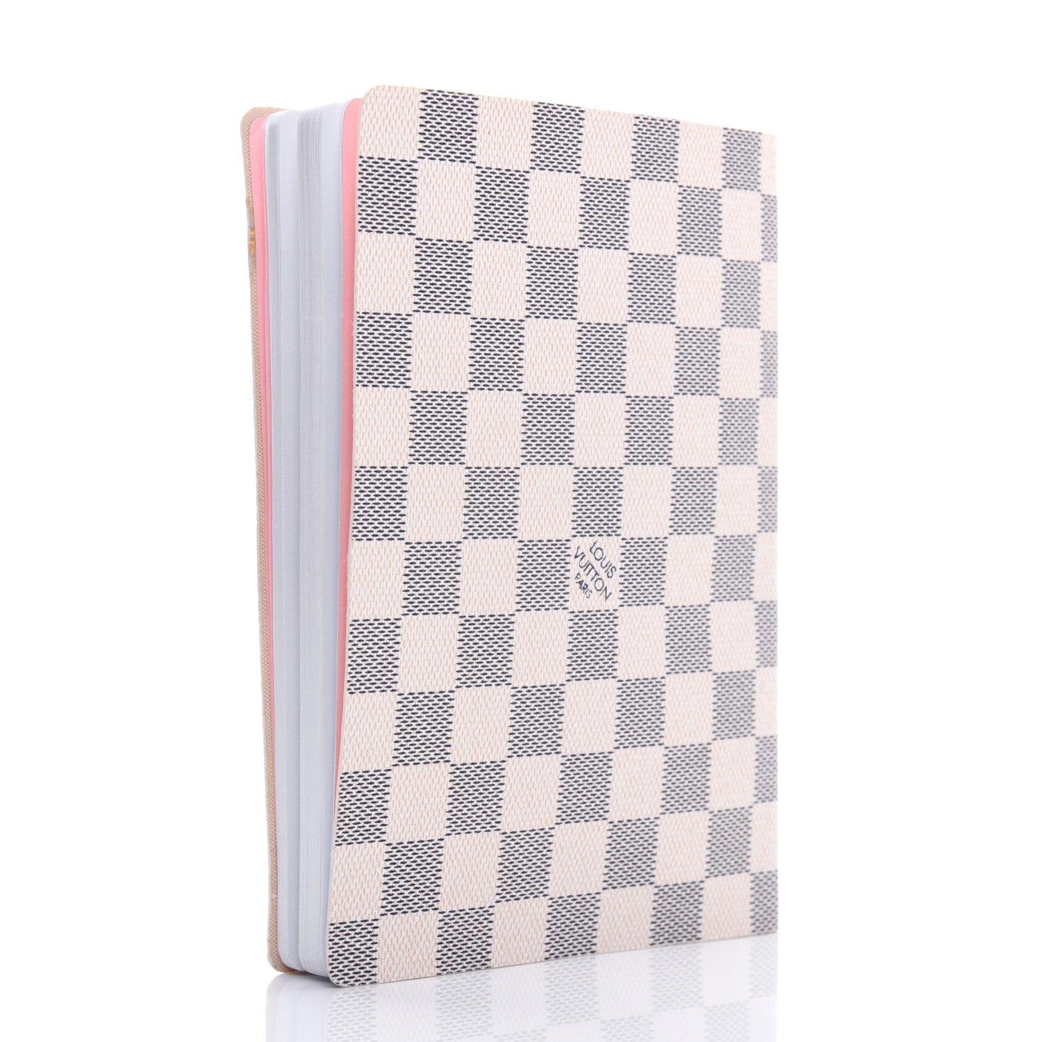 Louis Vuitton Damier Azur Summer Trunks Clemence Notebook MM 3 of 9