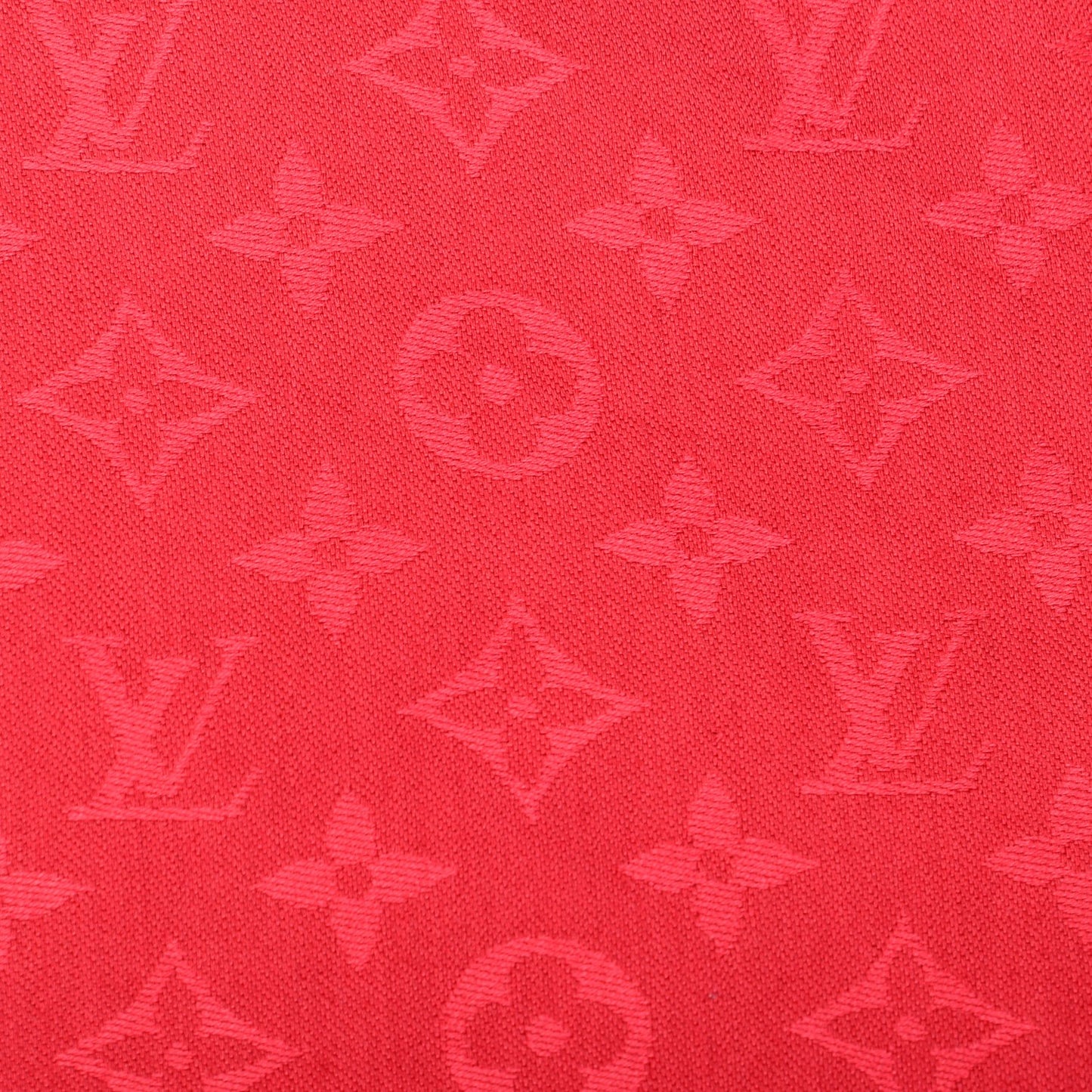 Silk Wool Monogram Shawl Pomme D'Amour
