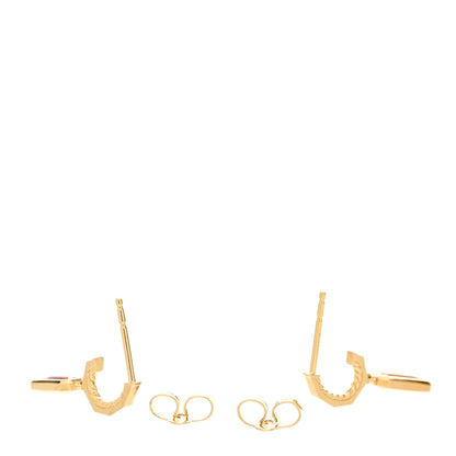 David Yurman 18K Yellow Gold Citrine Novella Hoop Drop Earrings 3 of 5