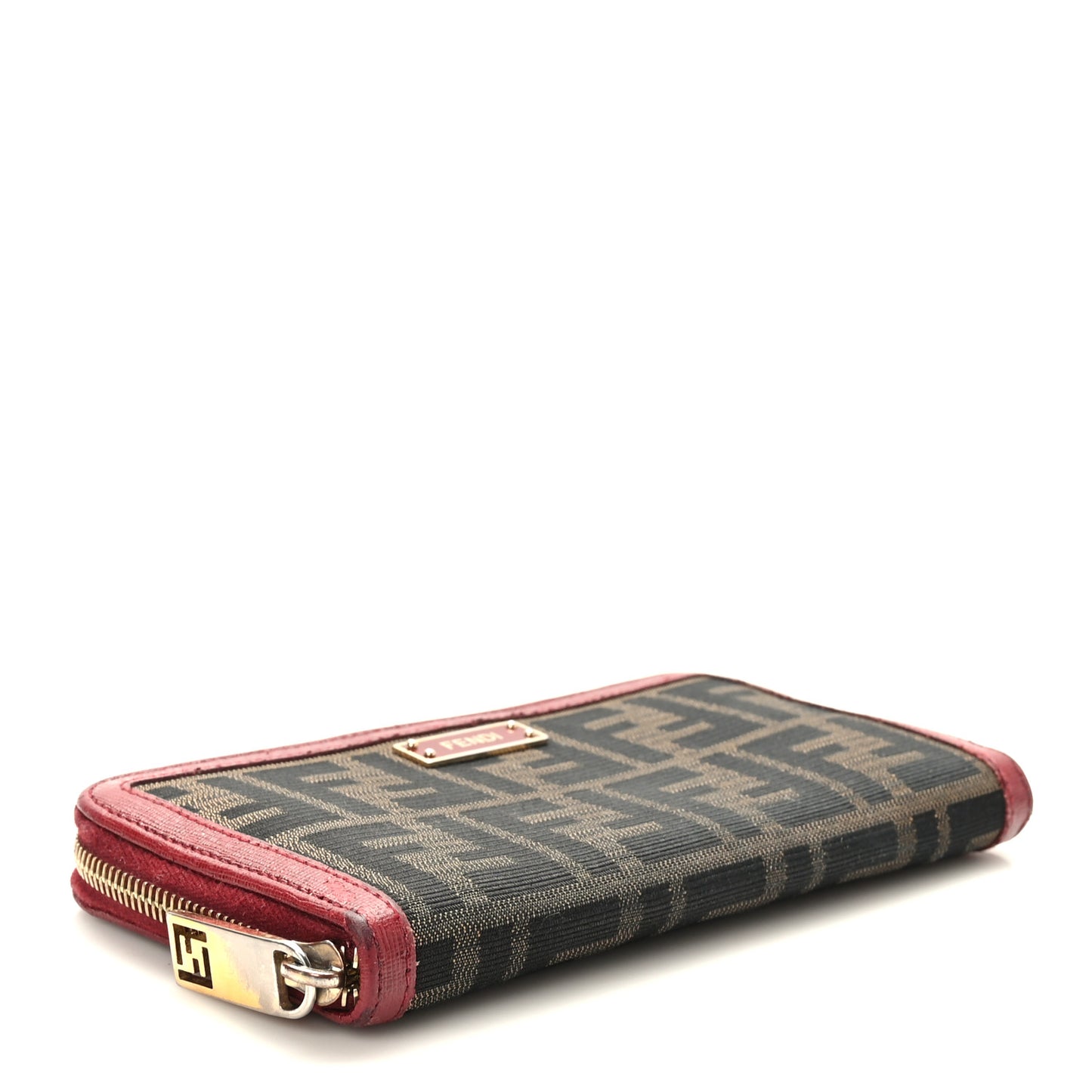 Zucca Zip Around Wallet Red