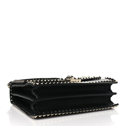 Valentino Garavani Buffalo Rockstud No Limit Top Handle Bag Black 4 of 10