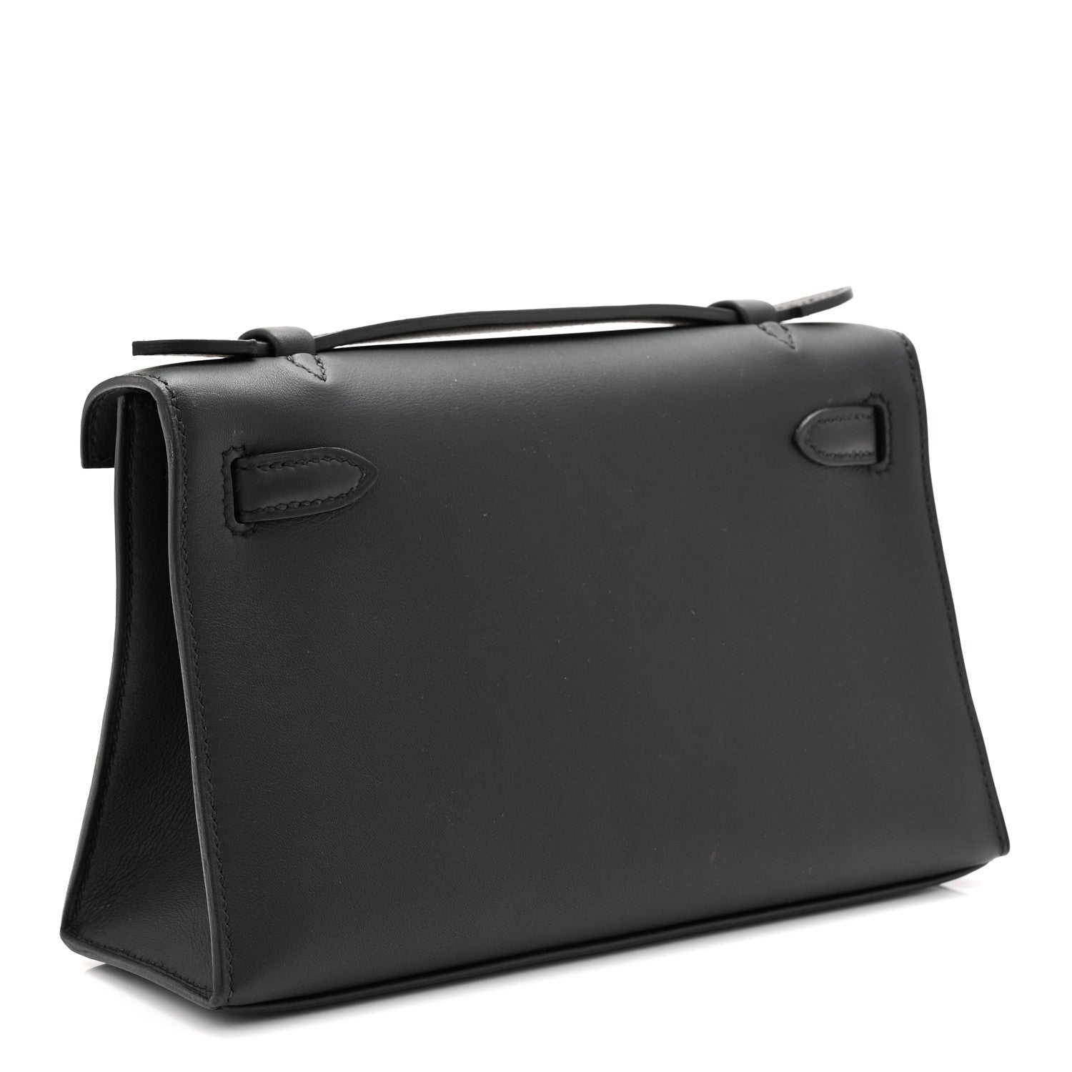 Hermes Swift Kelly Pochette Clutch Black 3 of 11